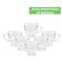 Imagem de Conjunto 6 Xícaras De Cristal Decoração Cantinho Do Café Chá 160ml/190ml/200ml Design Clássico