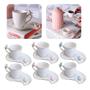 Imagem de Conjunto 6 Xícaras De Porcelana Com P/ Café Chá Birds Design 90ml Luxuosas Wolff