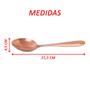 Imagem de Conjunto 6pçs Colheres De Mesa Inox Rose Gold Rústico Luxo