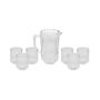 Imagem de Conjunto 7 Pçs Jarra com 6 Copos Cristal Bangkok 1,45L/300ml