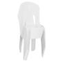 Imagem de Conjunto 8 Cadeiras Plasticas Bistro Branco Sem Braço Duo