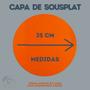 Imagem de Conjunto 8 Capas De Sousplat Jogo Americano Liso 35cm