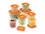 Imagem de Conjunto 8 Potes Laranja Continental Freezer E Microondas