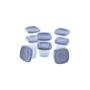 Imagem de Conjunto 8 Potes Pop Quadrados 70ml - Plasutil