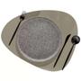 Imagem de Conjunto 8 Pratos Flat Gray 4 Rasos 4 Fundos