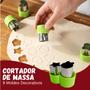 Imagem de Conjunto 9 Molde Cortador de Massa Decorativo com Vários Formatos Coração Estrela Urso Flor Biscoito Frutas Legumes Doce