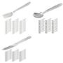 Imagem de Conjunto 90 Talheres Inox Luxo Garfo Colher Faca Polido Bar