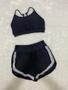 Imagem de Conjunto Academia Feminino Fitness Short duplo e Top c/ bojo