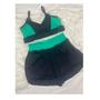 Imagem de Conjunto Academia Poliamida Short Duplo Dry Fit Top C/ Bojo