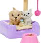 Imagem de Conjunto Acessórios Pet Barbie - Aventura Animal - Casa/Boneca - Cãozinho, Gatinho - 70 pcs