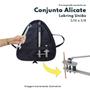 Imagem de Conjunto Alicate Lokring União de Tubos Cobre Aluminio 3/16-1/4-5/16-3/8-1/2-5/8 + Chave Combinada Spazio