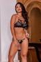 Imagem de Conjunto Amélia todo em renda com bojo e aro com detalhes em cetim - Lingerie Universo feminino