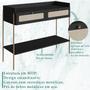 Imagem de Conjunto Aparador E Buffet Palhinha 28936x28935 Linha Oslo Nero Artesano