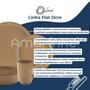 Imagem de Conjunto Aparelho De Jantar Completo 16 Peças Cerâmica Porcelana Oxford Flat Ocre
