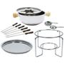 Imagem de Conjunto Aparelho Para Fondue Aço Inox Colors