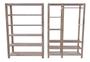 Imagem de Conjunto Arara De Qualidade Divisor Reforçado Madeira Para Sala