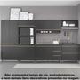 Imagem de Conjunto armários de cozinha modulada 6 peças 3,60m CJ30-002 Semplicitá Móveis