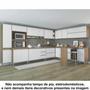 Imagem de Conjunto armários de cozinha modulada em L 13 peças 3,72m x 2,54m CJ30-030 Semplicitá Móveis