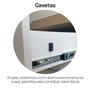 Imagem de Conjunto Arquivos com 4 Gavetas Cor Carvalho com Branco