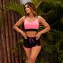 Imagem de Conjunto Aurora Cropped Suplex + Short Tactel