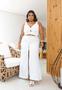 Imagem de Conjunto Ayla saia e croped em tecido viscolinho com forro plus size
