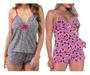 Imagem de Conjunto Baby Doll Feminino Pijama C57