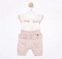 Imagem de Conjunto Baby Xadrez Rosa