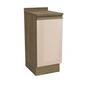Imagem de Conjunto Balcão 1 porta com tampo CB1037 Linha Curve Kappesberg