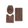 Conjunto Banheiro Tapete Macio 3 Peças Antiderrapante Classic Nude - Tapete Oásis Imagem de Conjunto Banheiro Tapete Macio 3 Peças Antiderrapante Classic Nude