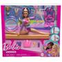 Imagem de Conjunto Barbie Ginástica Morena Mattel