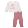 Imagem de Conjunto Bata Elastic Calça Cotton Jeans Gatinha Kukiê