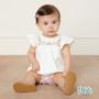 Imagem de Conjunto Bebê Bata e Shorts em Cotton - Off  White - Milon