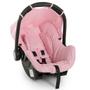 Imagem de Conjunto Bebê Conforto Grid Rosa Com Base - Galzerano