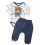 Imagem de Conjunto Bebê Masculino Body Urso Marinheiro e Calça Saruel UPi Uli 1378