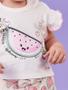 Imagem de Conjunto Bebê Menina Blusa Pochete E Short-Saia Natural E Off White Cinti