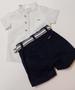 Imagem de Conjunto Bebê Menino Camisa + Bermuda Sarja Paraiso Rf 13961