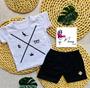 Imagem de Conjunto bebê menino camiseta + short 3 a 6 meses