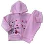 Imagem de Conjunto Bebe Soft Com Capuz Calça Peluciado Inverno P ao G