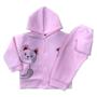 Imagem de Conjunto Bebe Soft Com Capuz Calça Peluciado Inverno P ao G