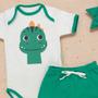 Imagem de Conjunto Bebê  Verão Dino Verde Para Menino