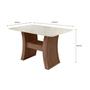 Imagem de Conjunto Berlim 135x90cm com 6 Cadeiras