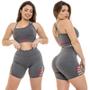 Imagem de Conjunto Bermuda com Faixa e Top Suplex Fitness Feminino