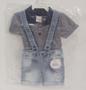 Imagem de Conjunto Bermuda Suspensório + Camisa Bebê Menino DTuiá 2543