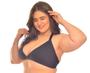 Imagem de Conjunto  Biquini Plus Size Liso Preto Confortável Verão Tendência Ref 3910