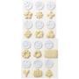 Imagem de Conjunto biscoiteira com 18 moldes maquina de biscoitos wilton petit four e cookies kangur
