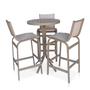 Imagem de Conjunto Bistrô + 3 Banquetas: Leve a 4ª Banqueta Grátis - Cappuccino/Café Com Leite