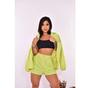 Imagem de Conjunto Blazer e Shorts Linho Doce Apimentada