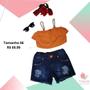 Imagem de Conjunto Blogueira Blusinha Alcinha + Shorts Jeans