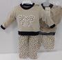 Imagem de Conjunto Blusa Bordada + Plush Calça Chuquinha Baby Rf 2914