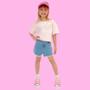 Imagem de Conjunto Blusa Boxy MC Infanti Barbie Cool e Short Infanti Barbie Active